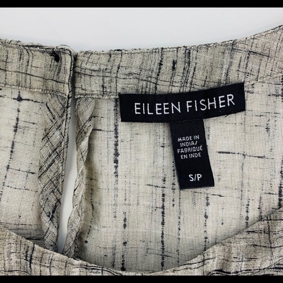 New Eileen Fisher sizeS/P silk cotton sheer dress. - Picture 5 of 7